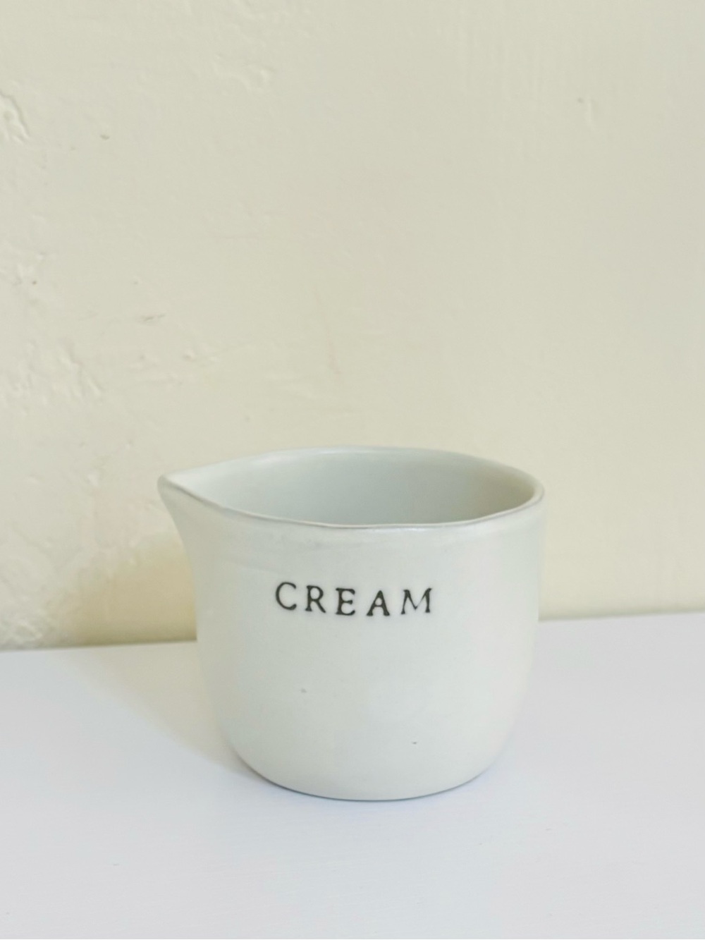 Hearth & Hand with Magnolia Cream Cellar Stoneware Small Creamer Pitcher